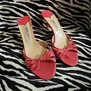 Jimmy Choo kitten heel sandals Sz 40